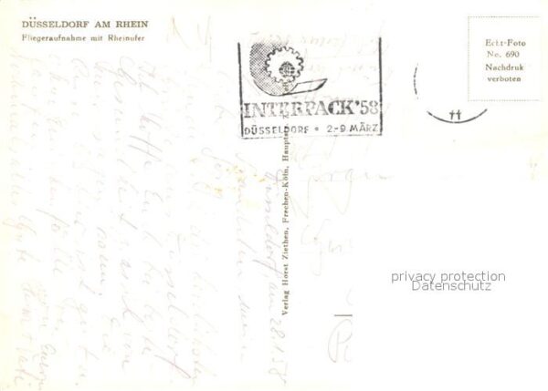 Duesseldorf Fliegeraufnahme mit Rheinufer – Bild 2