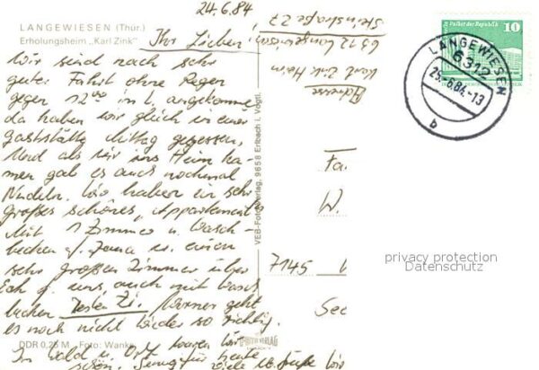 Langewiesen Erholungsheim Karl Zink – Bild 2
