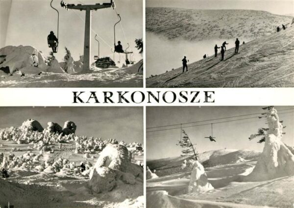 Karkonosze Winter im Riesengebirge Wintersport Ski
