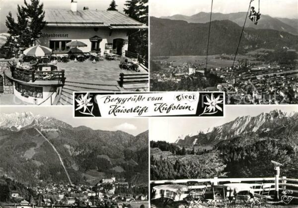 Kufstein Tirol Berghaus Aschenbrenner Kaiserlift Alpen