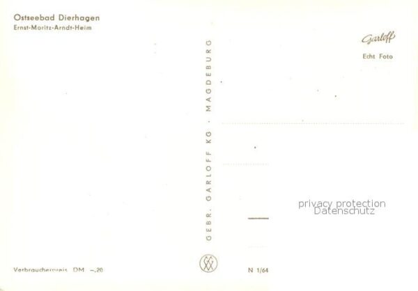 Dierhagen Ostseebad Ernst Moritz Arndt Heim – Bild 2