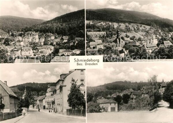 Schmiedeberg  Dippoldiswalde Panorama Hauptstrasse