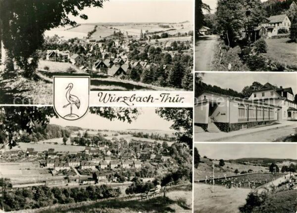 Wurzbach Landschaftspanorama Ortspartien Gaststä