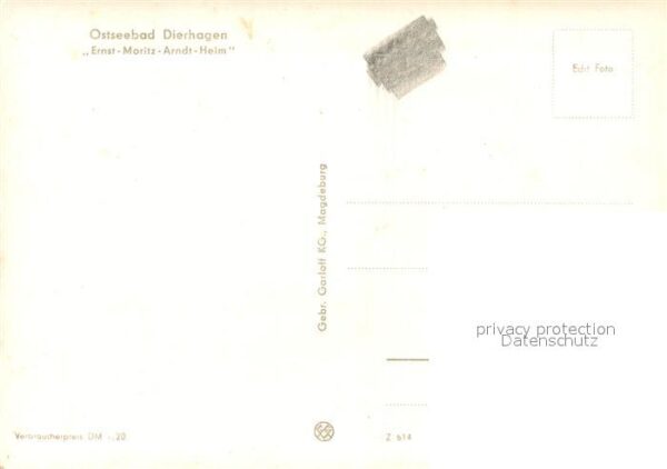 Dierhagen Ostseebad Ernst Moritz Arndt Heim – Bild 2