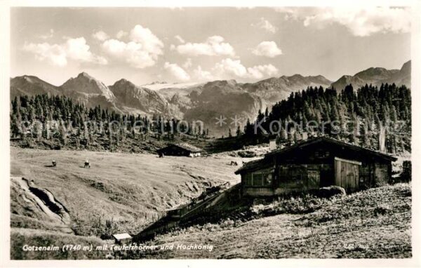 Berchtesgaden Gotzenalm mit Teufelshörner und Hochkön