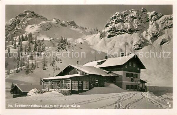 Bodenschneid Bodenschneidhaus Berggasthof mit Gipfel