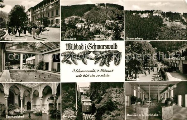 Wildbad Schwarzwald Hotel Quellenhof Bad Eberhardsbad Bergb
