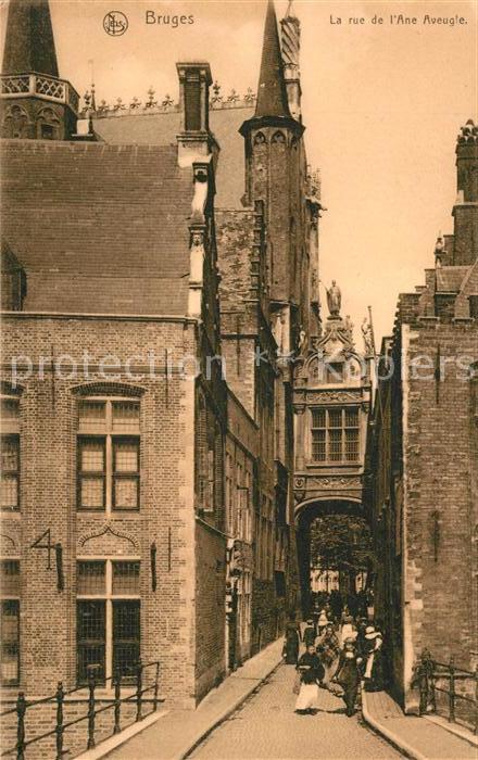 Bruges BRUGGE Belgie Rue de l'Ane Aveugle