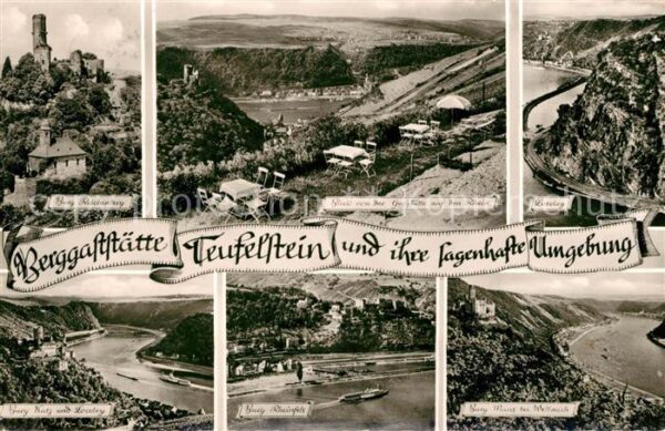 St Goar Berggaststätte Teufelstein und Umgebung