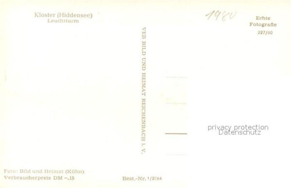 Kloster Hiddensee Leuchtturm – Bild 2