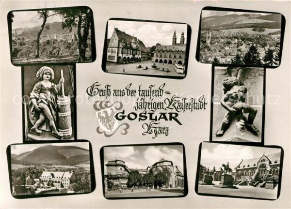 Goslar Teilansichten 1000jährige Kaiserstadt M