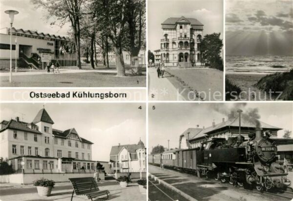 Kuehlungsborn Ostseebad FDGB Meerwasserschwimmhalle FDGB Erholu