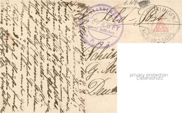 Foto SBW RPH Nr. 6317/18 Frau Brief Soldat – Bild 2