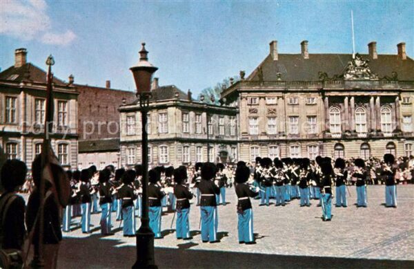 Leibgarde Wache Kobenhavn Livgarden Amalienborg Slotspl