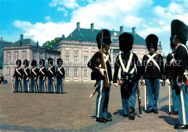 Leibgarde Wache Kopenhagen Schloss Amalienborg