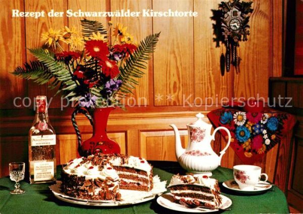 Lebensmittel Schwarzwälder Kirschtorte Rezept Kirsch