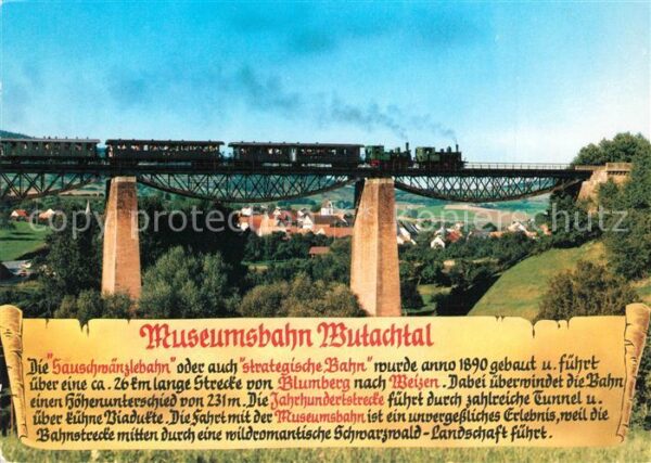 Eisenbahn Museumsbahn Wutachtal