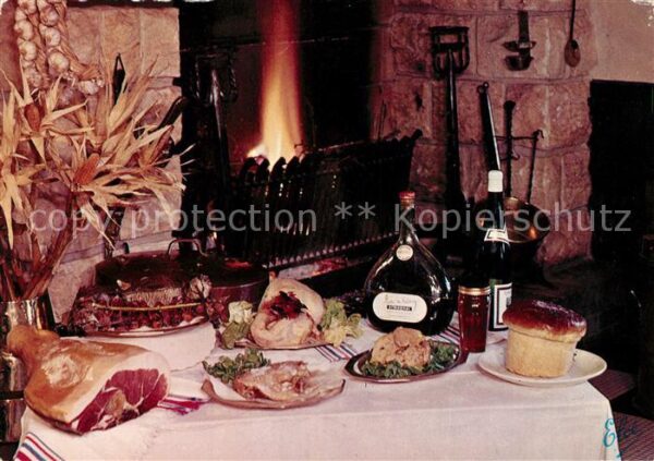 Lebensmittel Table Landaise Jambon Confit d_Oie Foie