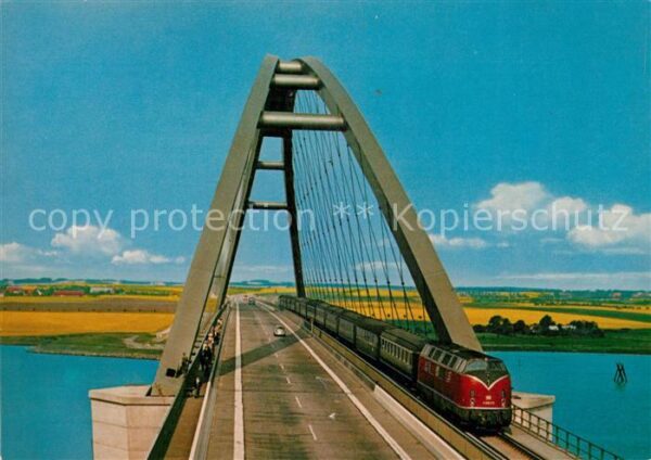 Bruecken Bridges Ponts Fehmarnsund-Brücke Eisenbahn