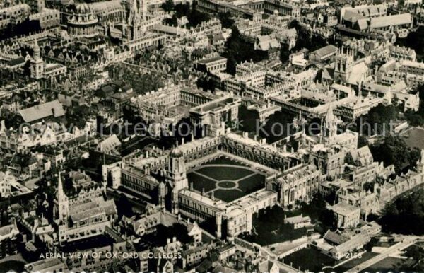 Oxford Oxfordshire Fliegeraufnahme Colleges