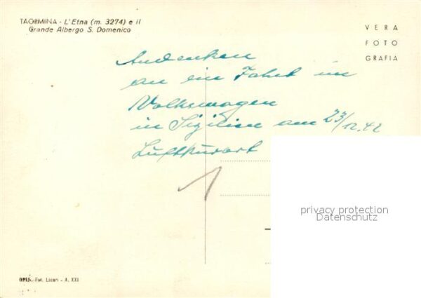 Taormina Sizilien Etna Grande Albergo S. Domenico – Bild 2