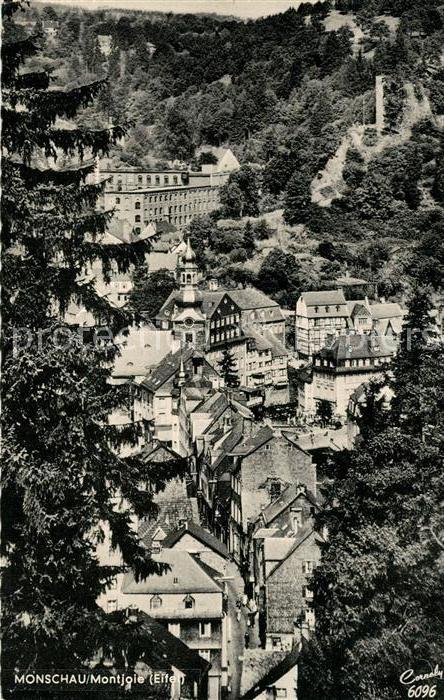 Monschau Blick auf die Altstadt