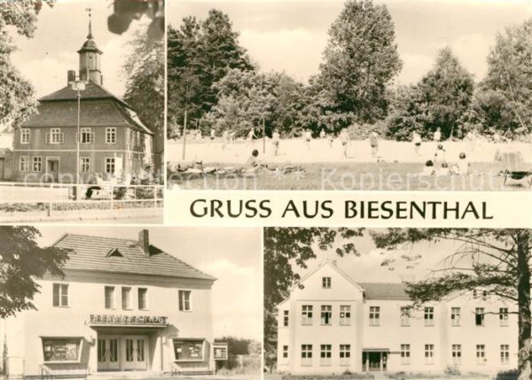 Biesenthal-Bernau Rathaus Haus Freundschaft Badeanstalt S