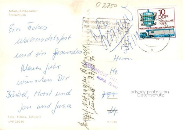 Zippendorf Fernsehturm Winterlandschaft – Bild 2
