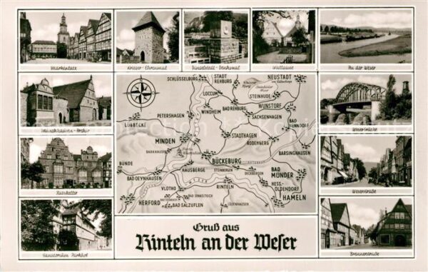 Rinteln Marktplatz Kriegerdenkmal Denkmal Wallg
