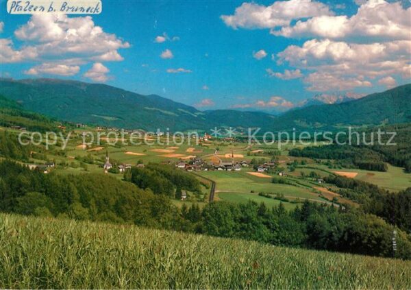 Pfalzen Bruneck Landschaftspanorama Pustertal