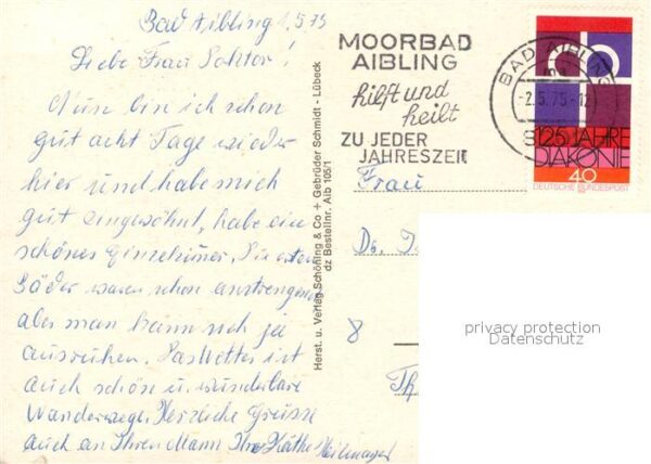 Bad Aibling Sanatorium Wendelstein Innenansichten A – Bild 2