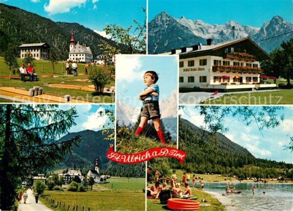 St Ulrich Pillersee Minigolfplatz Gasthof Strasserwirt Bade