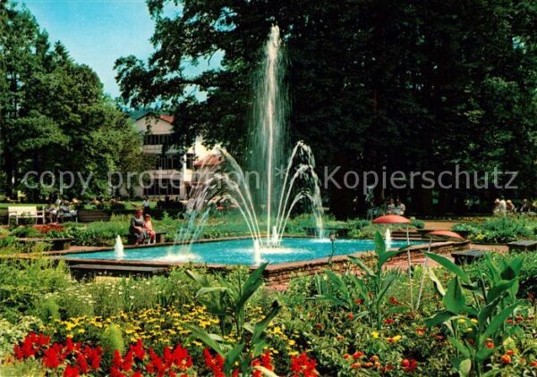 Bad Driburg Fontäne im Kurpark