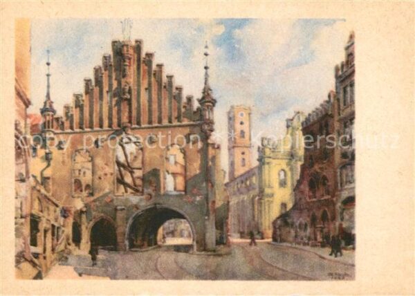Muenchen Altes Rathaus 14. Jhdt. Heilig Geistkir