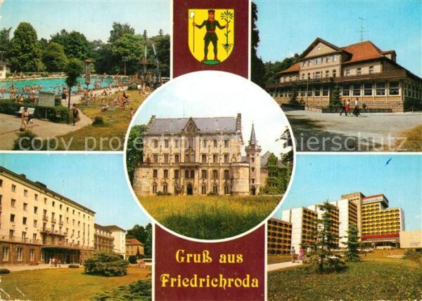 Friedrichroda Schwimmbad Schloss Reinhardsbrunn Parkh