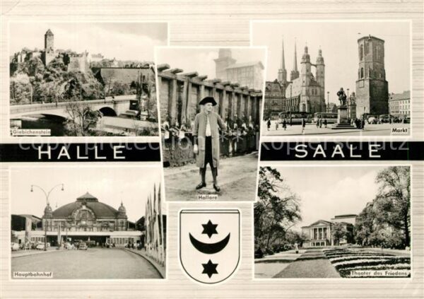 Halle Saale Burg Giebichenstein Markt Hauptbahnhof