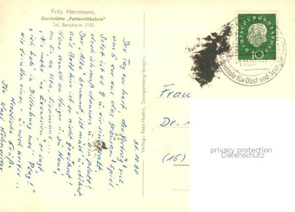 Zwingenberg Bergstrasse Gaststätte Falterstübchen – Bild 2