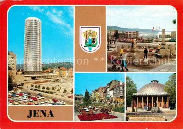 Jena Thueringen Jena-Lobeda Platz der Kosmonauten Zeiss