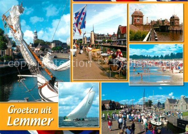 Lemmer Strand Segelboot