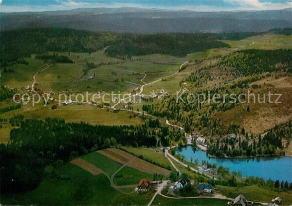 Dachsberg Suedschwarzwald Fliegeraufnahme Wittenschwand