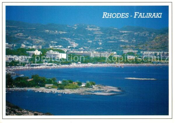 Faliraki Rhodos Fliegeraufnahme