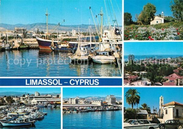 Limassol Hafenpartien Teilansichten