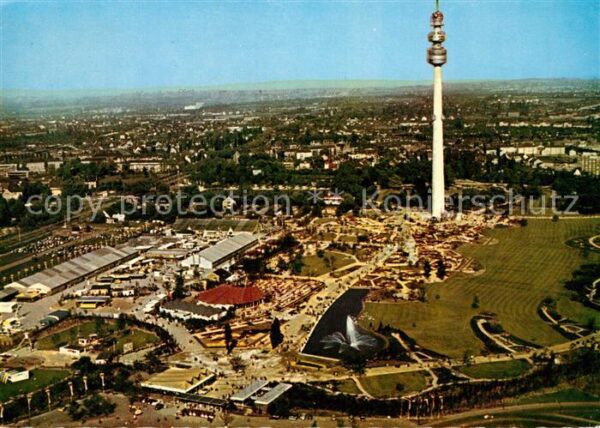 Dortmund Fliegeraufnahme Westfalenpark mit Ferns