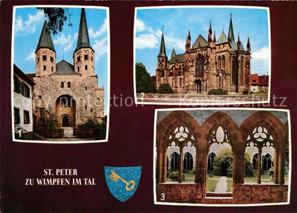 Wimpfen Stiftskirche St Peter Gotische Südseite