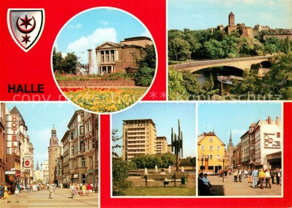Halle Saale Theater Burg Giebichenstein Obere und U