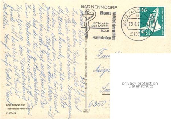 Bad Nenndorf Thermalsole Hallenbad – Bild 2