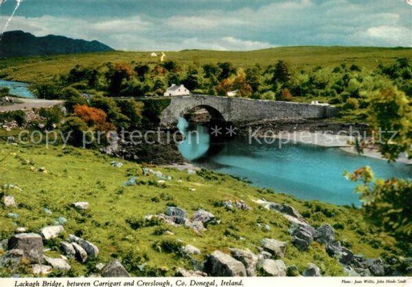 Donegal Ireland Lackagh Bridge between Carrigart and Cr