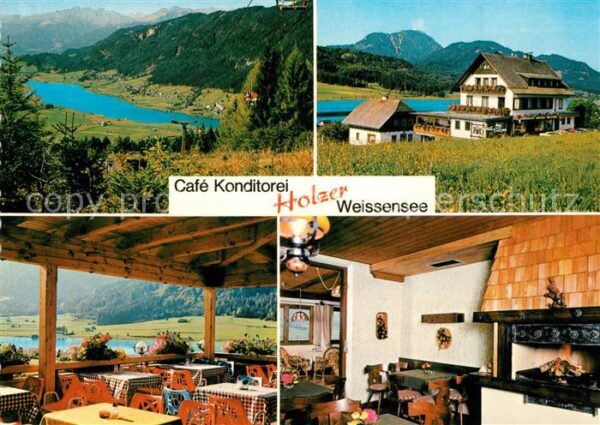 Techendorf Weissensee Cafe Konditorei Holzer am Weissensee Ka