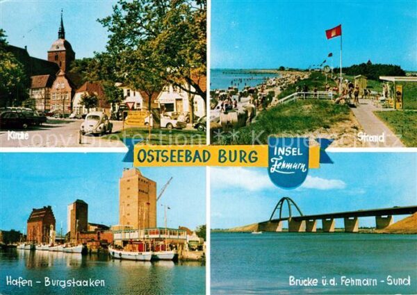 Burg Fehmarn Kirche Strand Hafen Burgstaaken Fehmarn