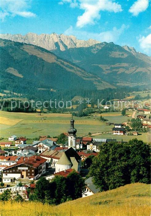 Reit Winkl Panorama mit Blick zum Wilden Kaiser Ka